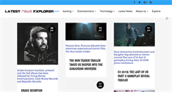 Desktop Screenshot of latestnewsexplorer.com